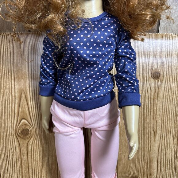 UNEEDA Wispy Walker Red Hair Brown Eye Doll "I Will Walk With You" Doll 27" TS18 - Picture 4 of 12